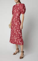 Thumbnail for your product : Sea Monet Floral-Print Cotton-Poplin Midi Dress