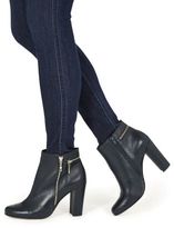 Thumbnail for your product : Next Navy Double Zip Heel Ankle Boots