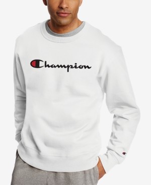 mens white champion sweater
