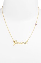 Thumbnail for your product : Argentovivo Birthstone & Personalized Nameplate Pendant Necklace