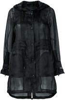 Thumbnail for your product : Herno Sheer Button Up Coat