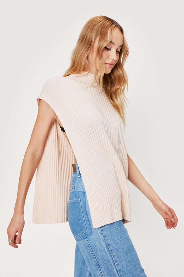 open side sweater