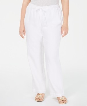 plus size linen pants australia