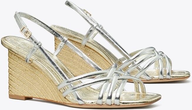 Multi-Strap Espadrille Wedge