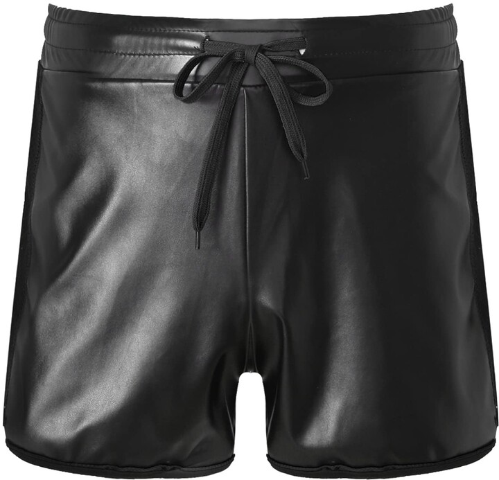 Freebily Men's Drawstring Boxer Shorts Swim Trunks Sports Fitness Club