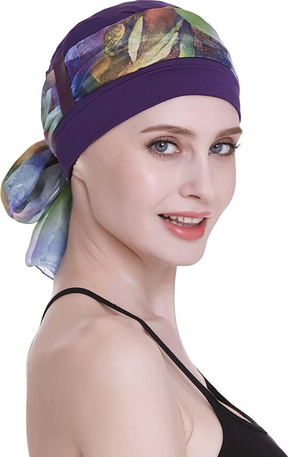 Focuscare Sleep Caps for Chemo Women Alopecia Hair Loss Hats Scalp