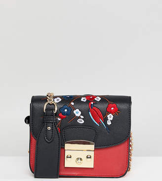 Glamorous Structured Cross Body Bag With Embroidery