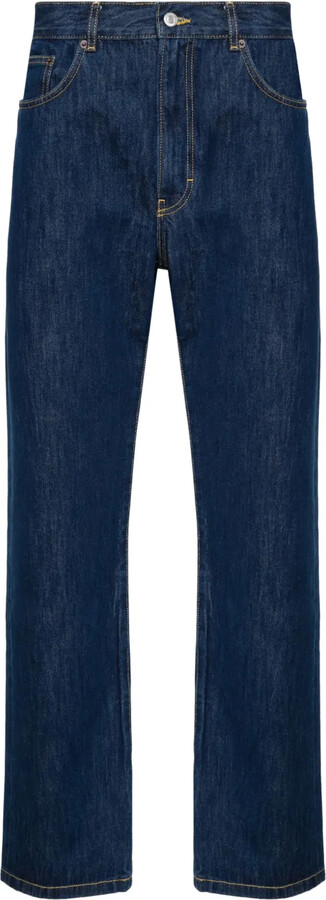 Jeanerica Vega mid-rise straight-leg jeans