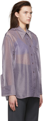 Low Classic Purple Polyester Shirt