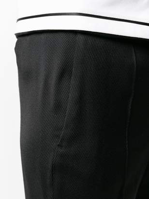 Cédric Charlier contrast waistband trousers