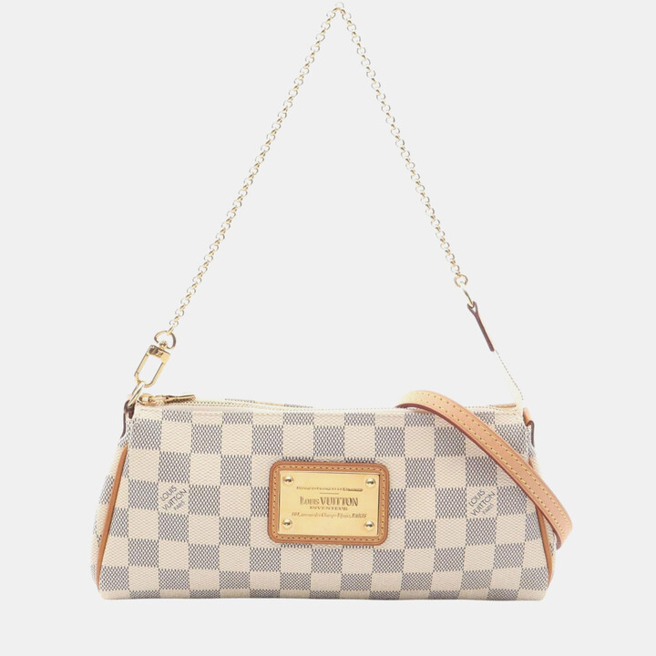Louis Vuitton White Damier Azur Eva