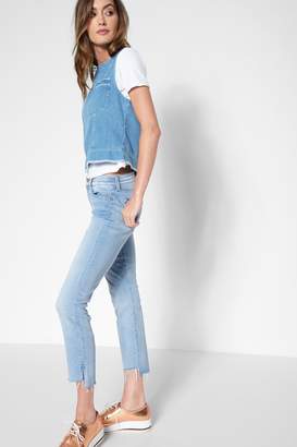 7 For All Mankind Roxanne Ankle With Step Hem In Ocean Breeze