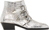 Thumbnail for your product : Chloé Silver Susanna Ankle Boots
