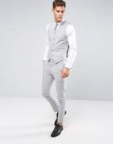 Thumbnail for your product : ASOS Skinny Vest In Ice Gray