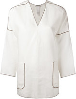 Max Mara - contrast blouse - women - Lin - 46