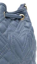 Thumbnail for your product : Love Moschino Logo-Lettering Quilted Bucket Bag