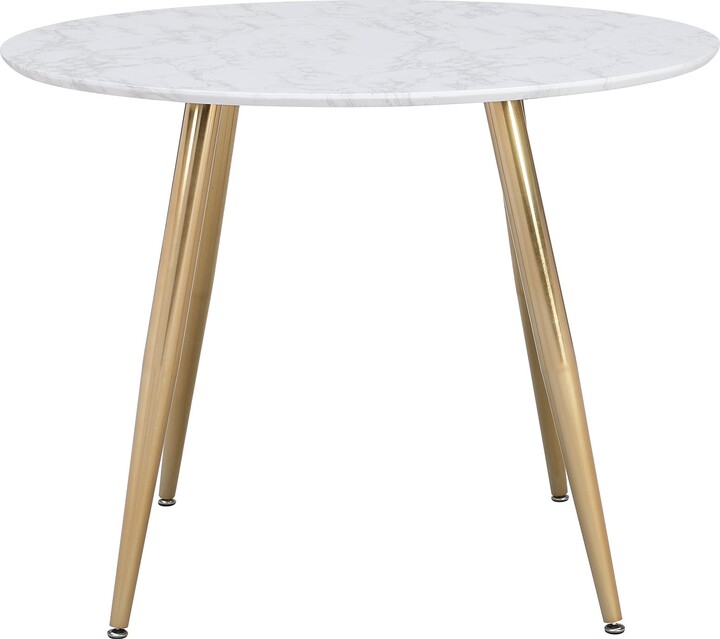 Dunelm Kendall Marble Effect Round Dining Table White ShopStyle