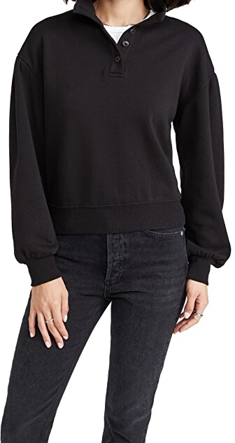 collared henley sweater