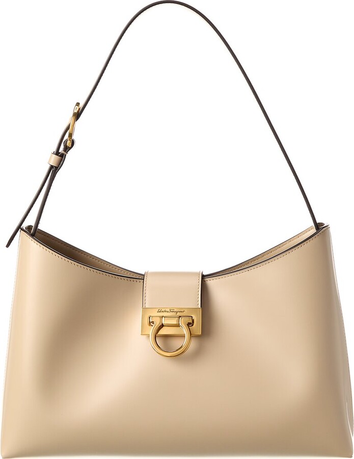 Ferragamo Trifolio Small Leather Shoulder Bag ShopStyle