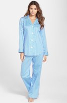 Thumbnail for your product : Lauren Ralph Lauren Stripe Sateen Pajamas Sateen (Petite)