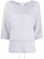 Thumbnail for your product : Fabiana Filippi Knitted Three-Quarter Sleeve Top