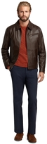 Thumbnail for your product : Brooks Brothers Elliot Leather Bomber