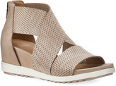 Thumbnail for your product : Eileen Fisher Voice Perforated Demi-Wedge Sport Sandals