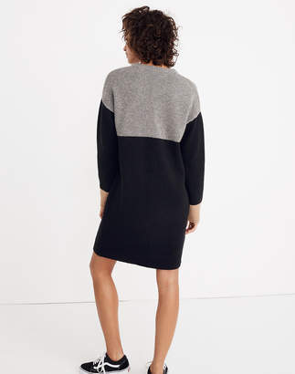 Madewell Colorblock Sweater-Dress