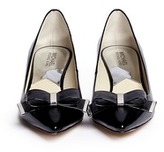 Thumbnail for your product : Nobrand Kiera patent leather wedge pumps