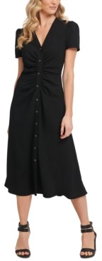 donna karan midi dress