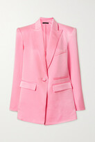 Thumbnail for your product : Alex Perry Hartford Satin-crepe Blazer - Pink