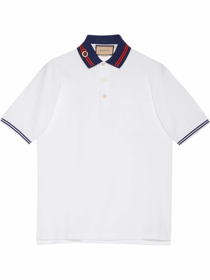 Mens White Gucci Polo | Shop the world's largest collection of 