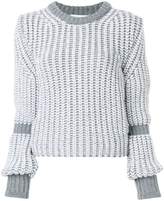 Thumbnail for your product : Thom Browne Bi-Colored Chunky Merino Pullover