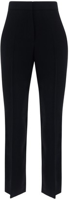 Black silk cigarette pants Outlet