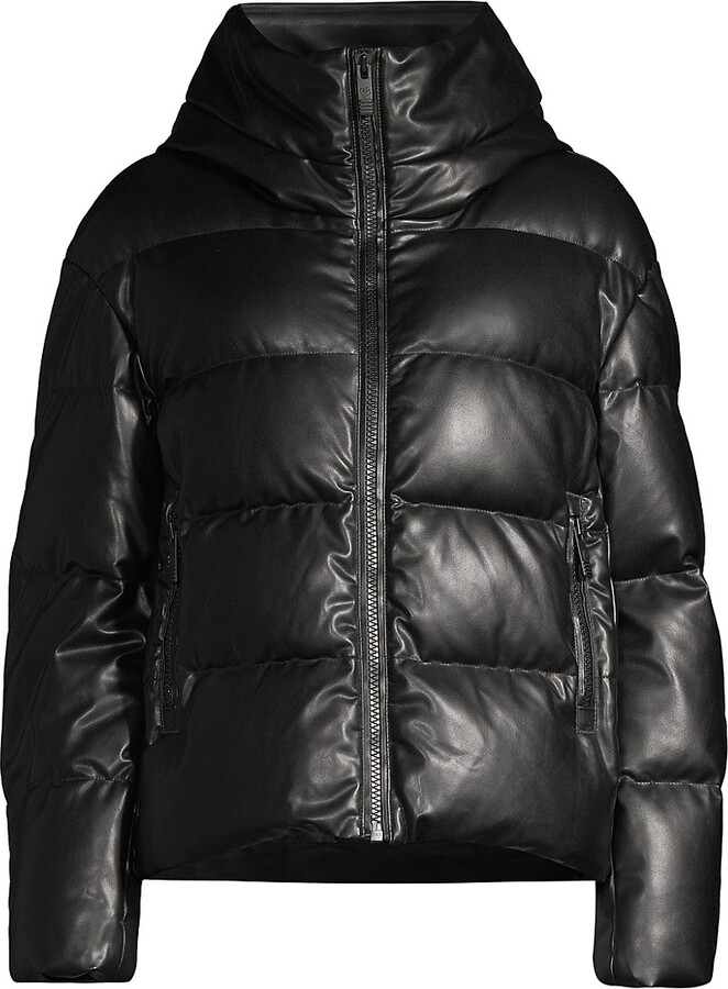 Fusalp FauxLeather Down Puffer Jacket ShopStyle