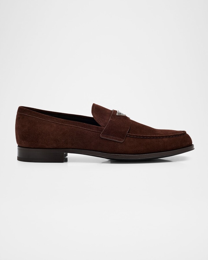 Prada Men's Suede Loafers