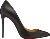 Thumbnail for your product : Christian Louboutin Pigalle Follies Leather 100mm Red Sole High-Heel Pumps, Black
