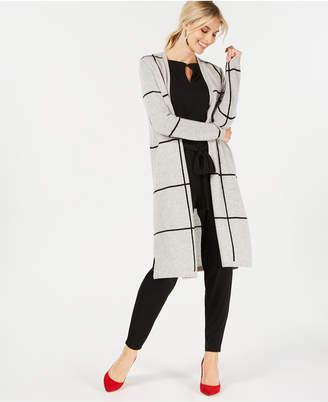 Charter Club Pure Cashmere Grid Completer Sweater in Regular & Petite Sizes, Created for Macy's