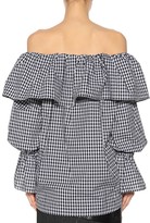 Thumbnail for your product : REJINA PYO Clara cotton off-the-shoulder top