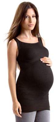 Blanqi BLANQI Size Medium BodyStyler Maternity Belly Support Tank in Black