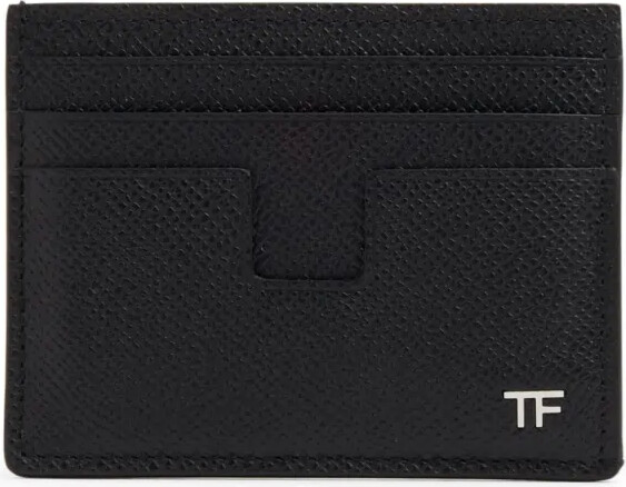 Tom Ford Logo-Plaque Leather Cardholder