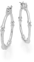 Thumbnail for your product : AK Anne Klein Bamboo Hoop Earrings