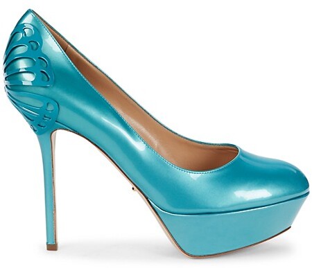 turquoise pumps heels