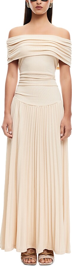 Lioness Field Of Dreams Off-the-Shoulder Maxi Dress