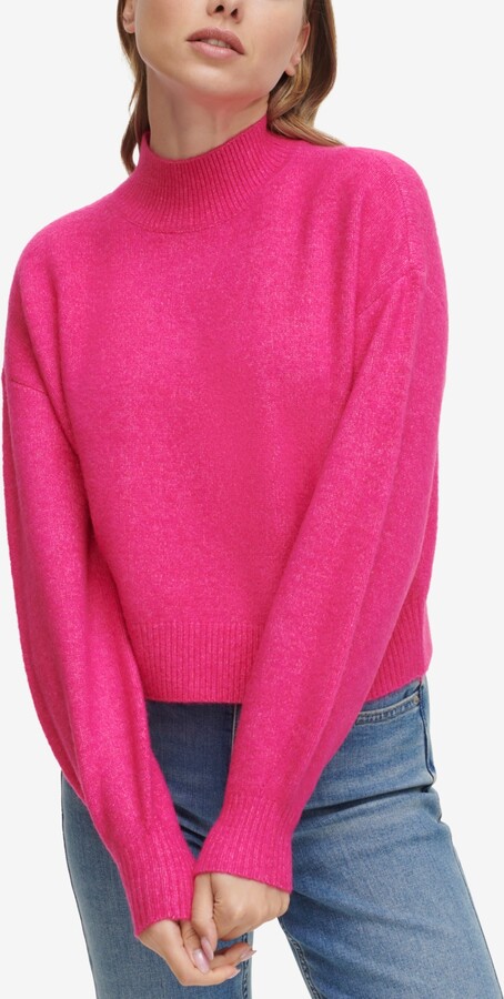 Calvin Klein Women's Pink Sweaters | ShopStyle