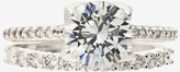 Thumbnail for your product : Sparkle Allure 2-pc. Cubic Zirconia Pure Silver Over Brass Ring Sets
