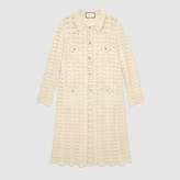 Thumbnail for your product : Gucci Oversize crochet wool cardigan