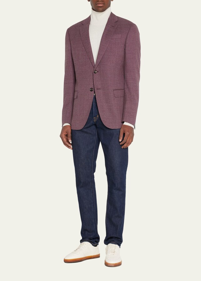 Emporio Armani Men's Textured Solid Sport Coat ShopStyle