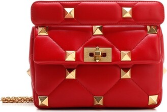 Valentino Garavani Red Rockstud Bag - ShopStyle