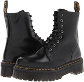 Thumbnail for your product : Dr. Martens Jadon Smooth Leather Platform Boots (Black Polished Smooth) Lace-up Boots